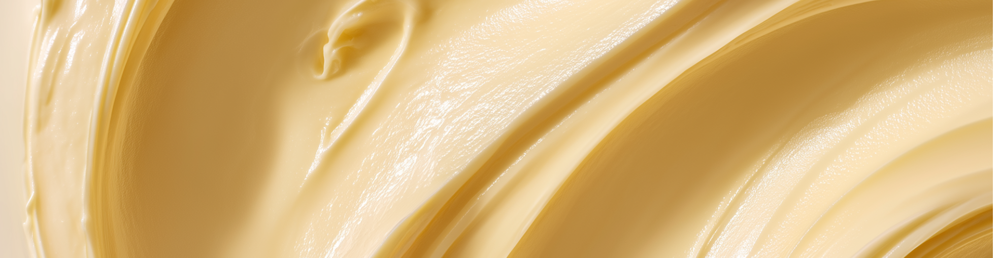 yellow cream on background