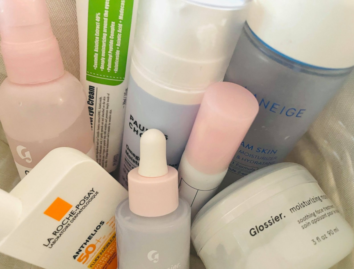 My skincare routine while traveling