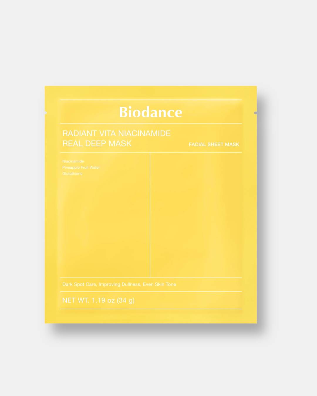 Radiant Vita Niacinamide Real Deep Mask - Know To Glow