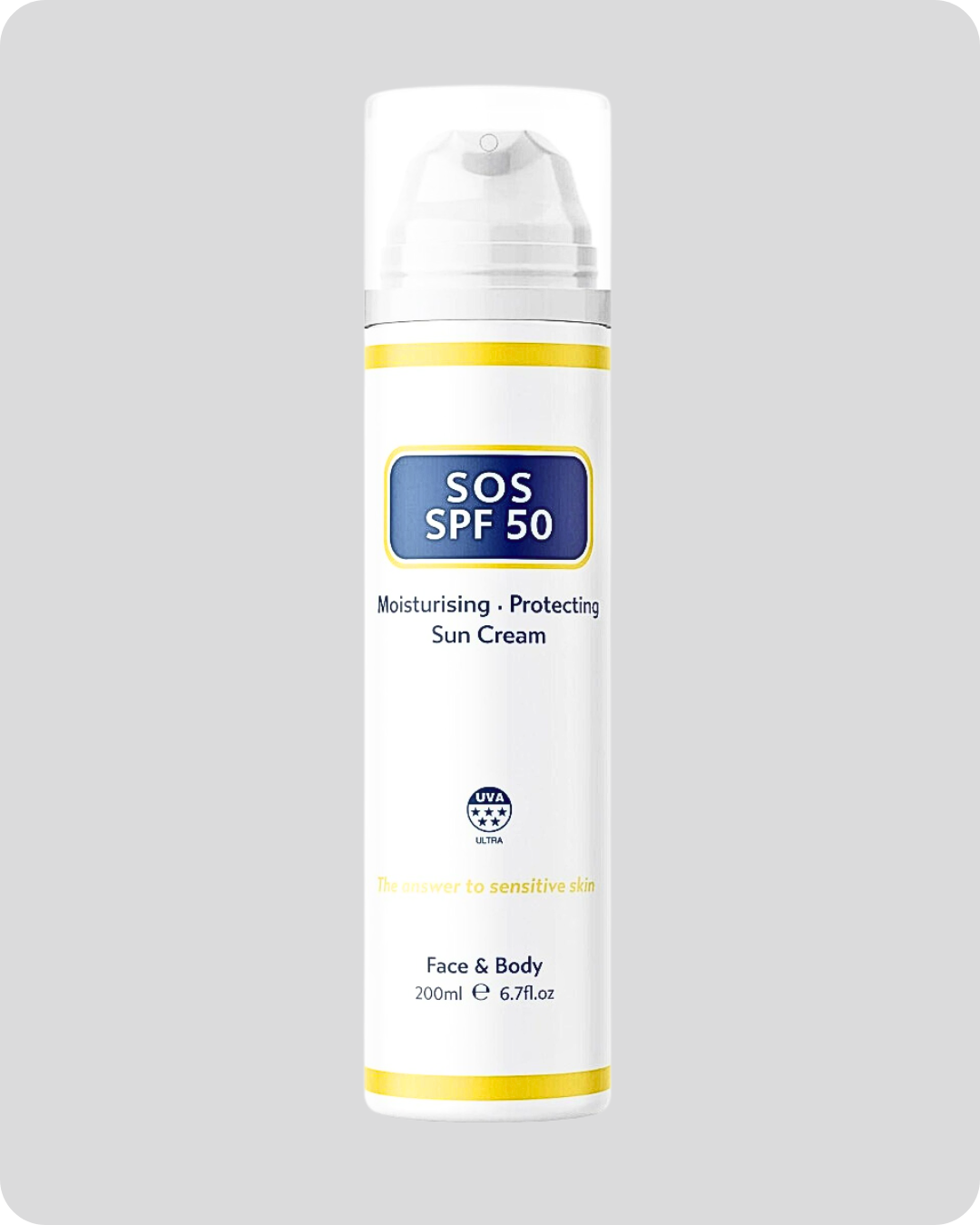 SOS SPF 50 Sun Cream 200ml