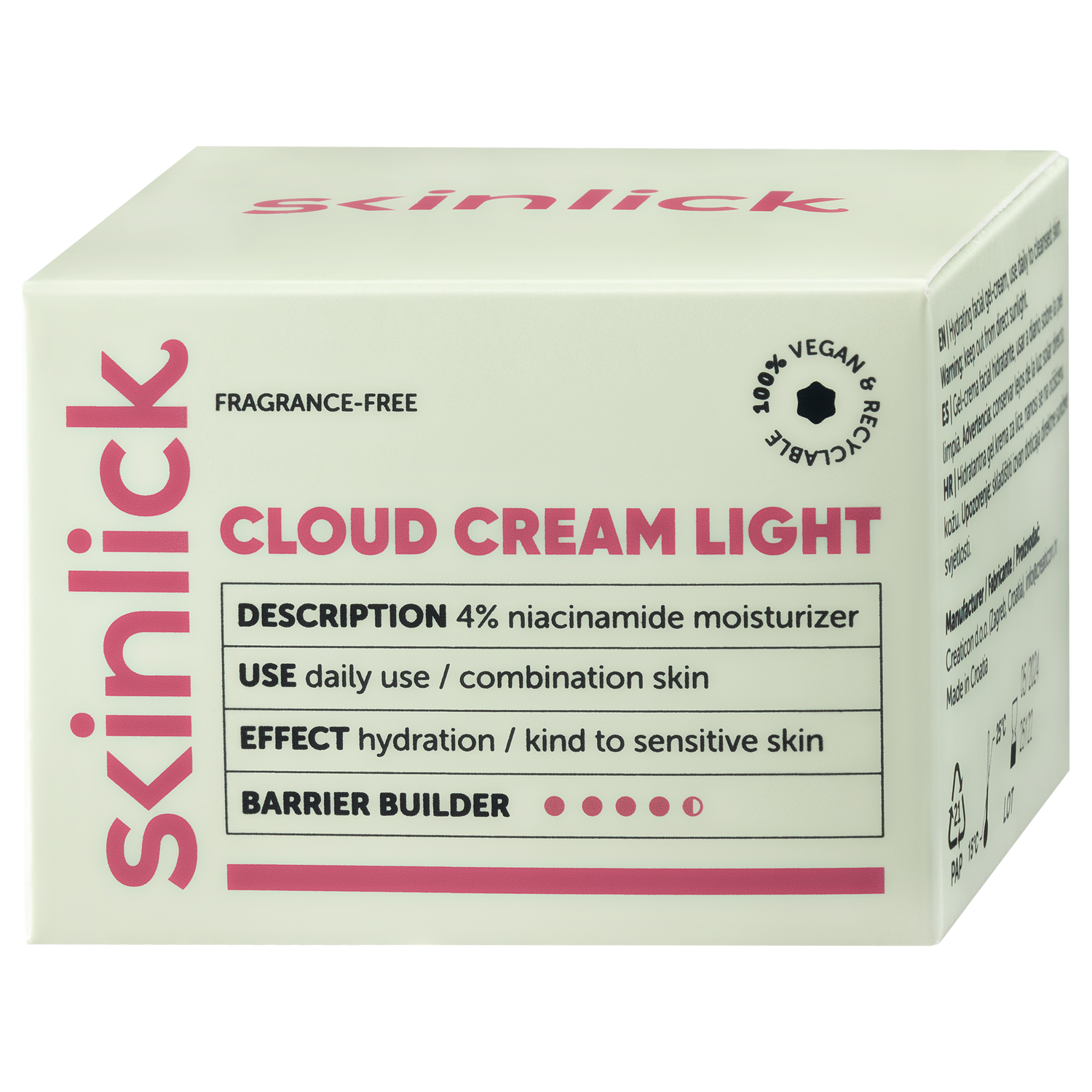 Cloud Cream Light 50ml - Know To Glow