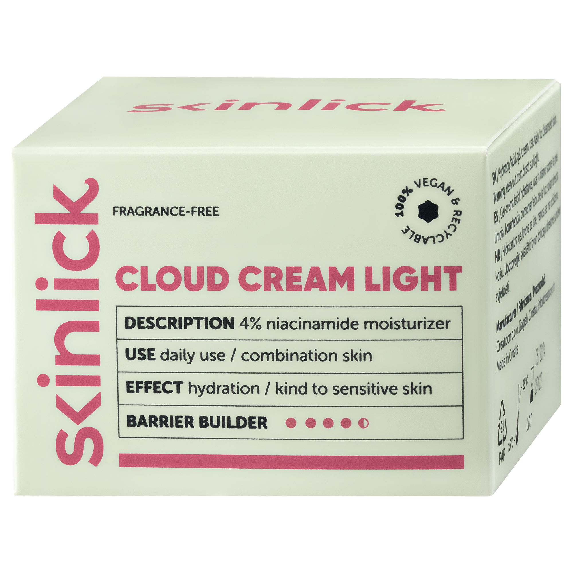 Cloud Cream Light 50ml - Know To Glow