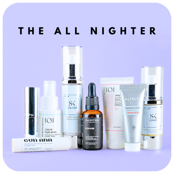 The All Nighter - The Ultimate Skincare kit for Tired Skin - Know To Glow