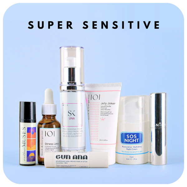 Super Sensitive - A Skincare Kit for Irritated & Stressed Skin - Know To Glow