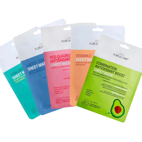 Hydrating Sheet Mask Kit (x5 Sheet Masks) - Know To Glow